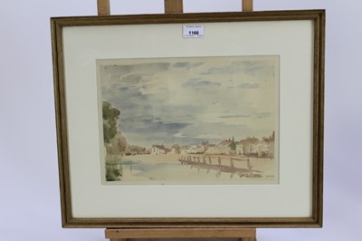Lot 1166 - Philip Wilson Steer (1860-1942) watercolour - The High Street, Thame