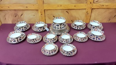 Lot 1192 - Royal Crown Derby Imari pattern tea set