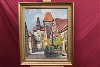 Lot 1193 - Ludwig Mössler, 20th century oil on canvas -...