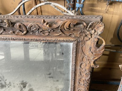 Lot 363 - Early 18th century carved frame, now as a mirror