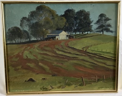 Lot 197 - Leonard Hugh Long (1911-2013) oil on board, Australian Landscape