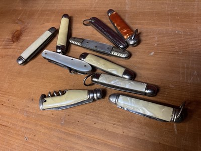 Lot 131 - Group of 10 small pen knives