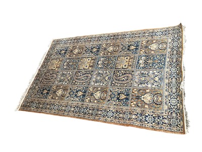 Lot 1485 - Indian rug with formal foliate reserves