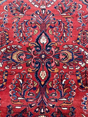 Lot 1446 - Iranian woolen carpet