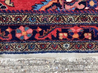 Lot 1446 - Iranian woolen carpet