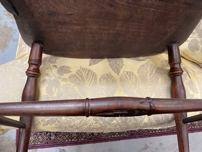 Lot 1313 - Good pair of early 19th century fruitwood Mendlesham chairs