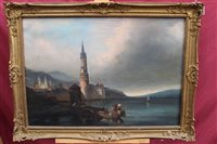 Lot 1203 - 19th century Continental School oil on canvas -...