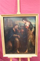 Lot 1204 - 18th century Spanish School oil on canvas -...