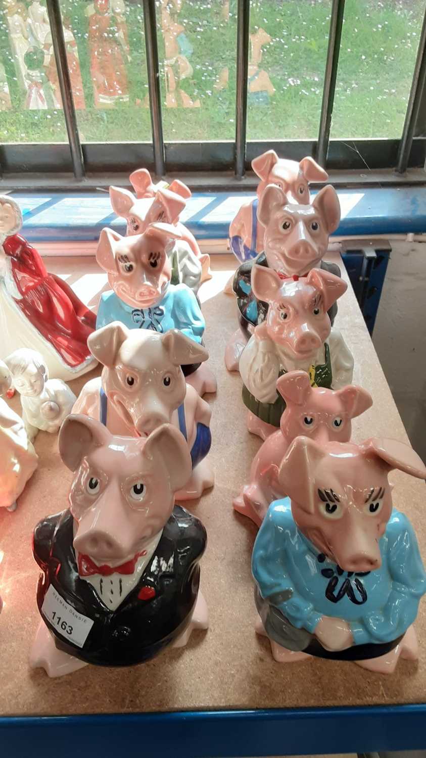 Lot 1163 Two sets of Wade Natwest pigs