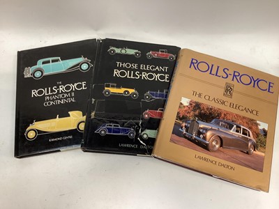 Lot 2021 - Collection of Rolls-Royce books - (6)