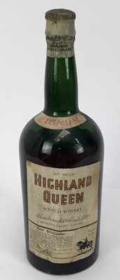 Lot 76 - Whisky - one magnum, Highland Queen Scotch Whisky 70% proof