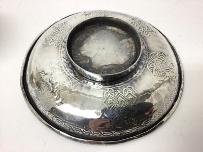 Lot 212 - Antique Tibetan silver tea bowl and saucer