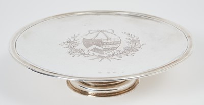 Lot 343 - Queen Anne Britannia standard silver tazza by Seth Lofthouse, London 1709, 21.8cm diameter.