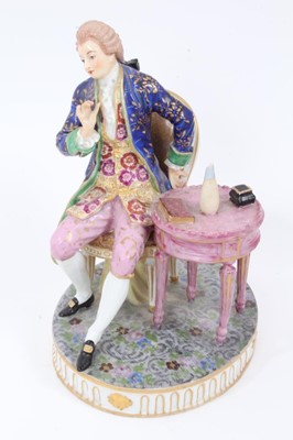Lot 186 - Pair of 19th century Sampson porcelain figures