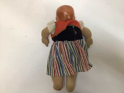 Lot 1895 - Hornby clockwork speedboat, together with an antique doll