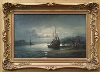 Lot 1227 - William Thornley (act. 1858 - 1898), oil on...