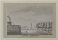 Lot 1229 - Dirk Verrijk (1734 - 1786), pen, ink and wash -...