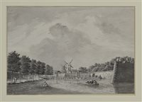 Lot 1230 - Dirk Verrijk (1734 - 1786), pen, ink and wash -...