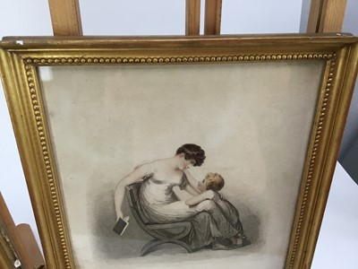 Lot 156 - J B Cipriani stipple engraving - ‘Love and Fortune’, together with another ‘Mama, don't make me beg in vain..’ (2)