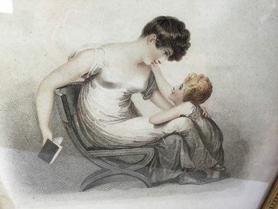 Lot 156 - J B Cipriani stipple engraving - ‘Love and Fortune’, together with another ‘Mama, don't make me beg in vain..’ (2)