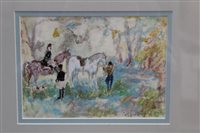 Lot 1235 - Peggy Somerville (1918 - 1975), pastel -...