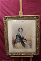 Lot 1236 - George Richmond (1809 - 1896), watercolour -...