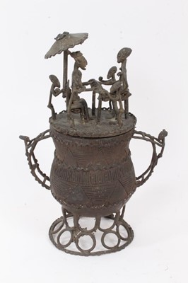 Lot 778 - Ashanti bronze dust pot