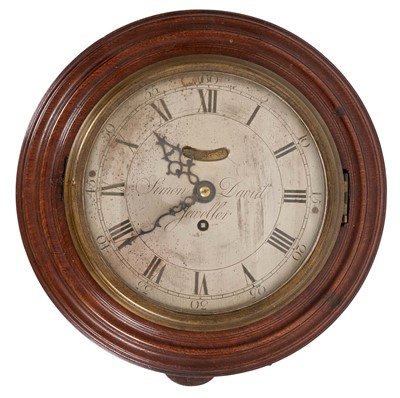 Lot 609 - fusée wall clock with verge escapement