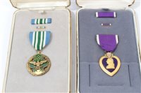 Lot 531 - American Purple Heart decoration, together...