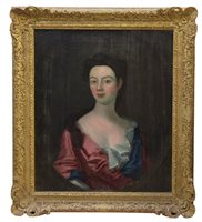 Lot 1245 - Pair of mid-18th century English School oils...