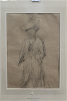 Lot 1249 - *Augustus Edwin John (1878 - 1961), pencil...