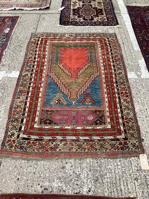 Lot 1449 - Eastern prayer rug, 125cm x 190cm