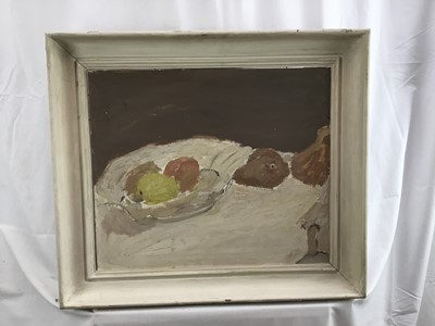 Lot 9 - Charles Carey pair of oils on canvas, still life studies, circa 1957-1958, 51cm x 43cm and 52cm x 40cm both framed (2)