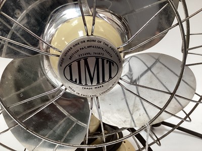 Lot 2415 - Vintage Limit desk fan