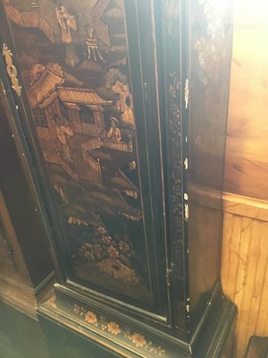 Lot 690 - Benjamin Turner, London: 18th century and later ebonised longcase clock