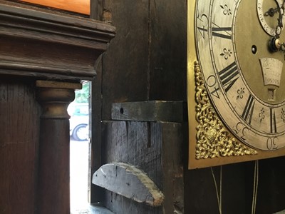 Lot 690 - Benjamin Turner, London: 18th century and later ebonised longcase clock
