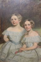 Lot 1277 - Mid-19th century English School oil on canvas -...