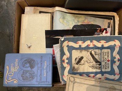 Lot 239 - Two boxes of Royalty related books