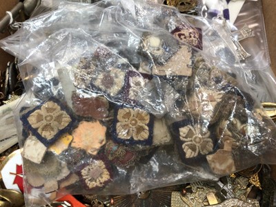 Lot 316 - Large collection of military cap and other badges