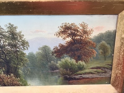 Lot 110 - Thomas Spinks (1847-1927) oil on canvas - river landscape