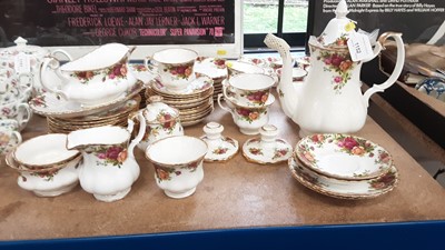 Lot 1152 - Royal Albert Old Country Roses tea and coffee service