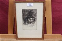 Lot 1284 - Edmund Blampied (1886 - 1966), signed etching -...