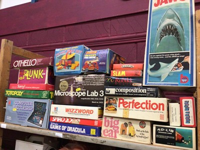 Lot 510 - Selection of board games, including Totopoly, Family Fortunes, Trivial Pursuit etc