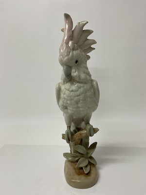 Lot 1097 - Royal Dux model of a Cockatoo