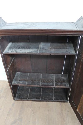 Lot 2 - Antique oak cupboard