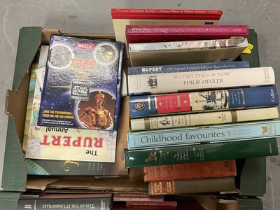 Lot 99 - Two boxes of assorted books
