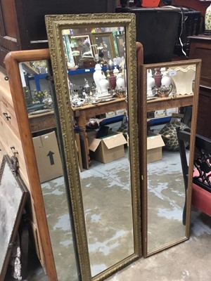 Lot 1079 - Six assorted 19th century and later mirrors