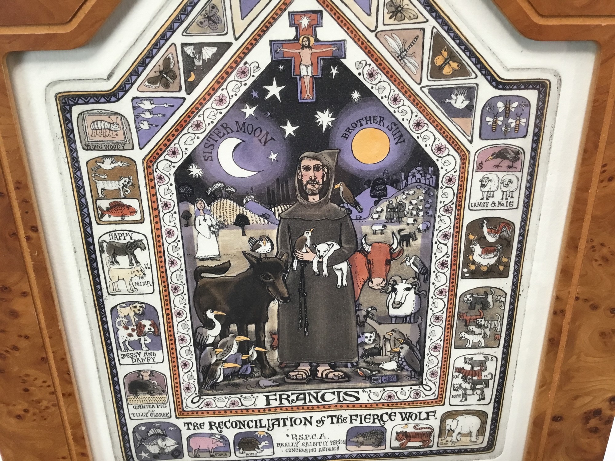 Lot 117 - Graham Clarke (b. 1941) colour etching - St