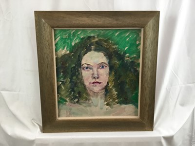 Lot 4 - Elisabeth Fraser (b.1930) collection of oils on canvas and board - seven portraits, each framed