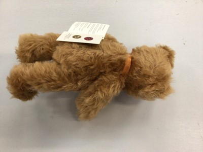 Lot 1821 - Steiff Bears Swarovski Summer 690273, Winter 664397Autumn 662362 and Spring 690242.  Plus The World's First Teddy Bear 664946 and 2017 Harrods Teddy 690419.  All boxed and with certificates. (4)